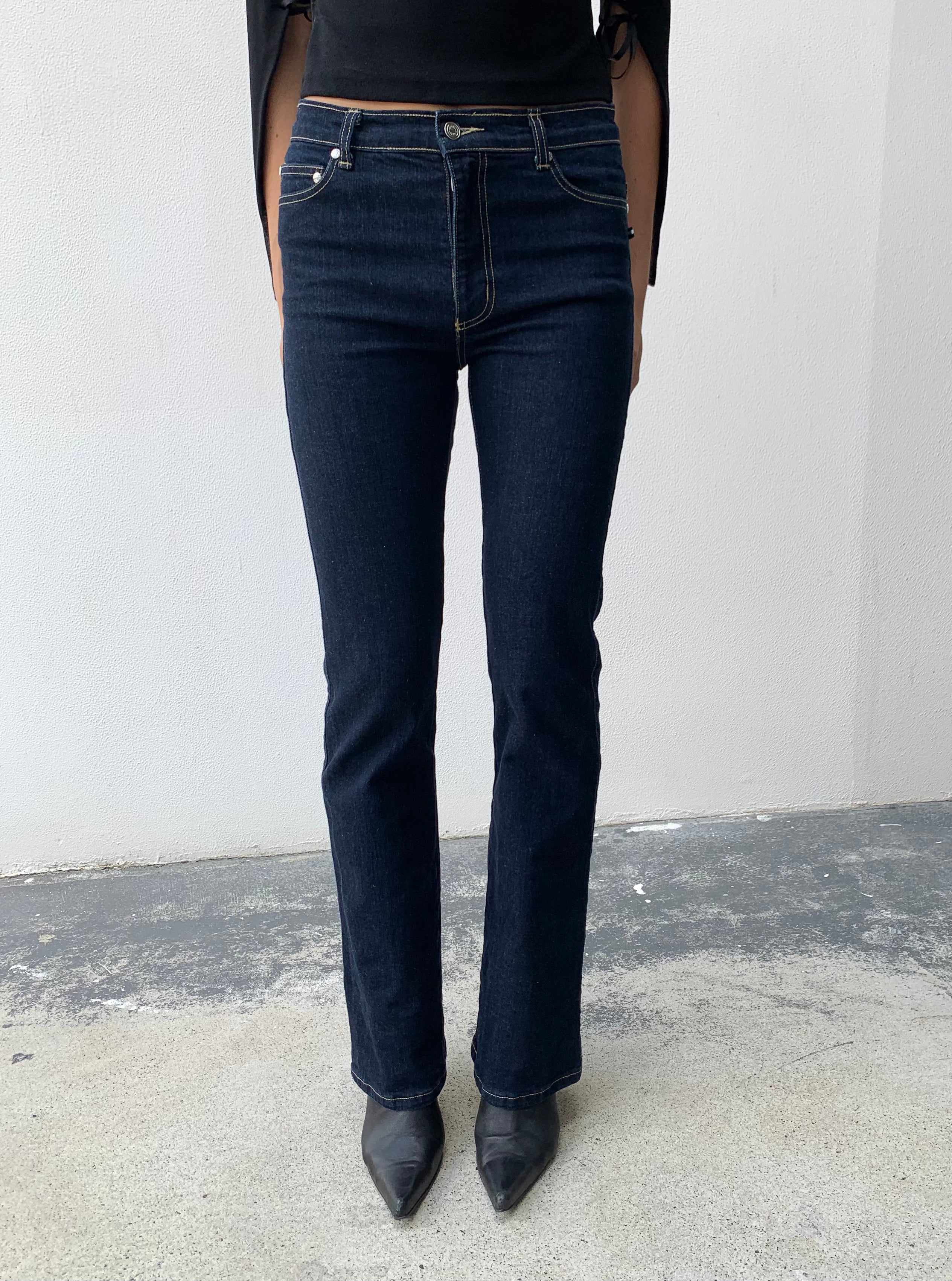 Bootcut Madison Jeans.Mid Rise. Stretch. Deep Indigo - BY BETTINA LIANO
