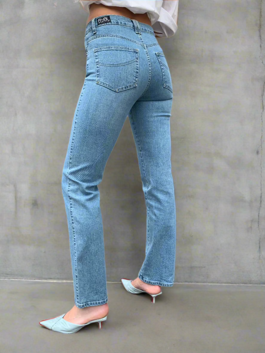 I Am Jane Jean. Mid Rise. Soft Blue - BY BETTINA LIANO