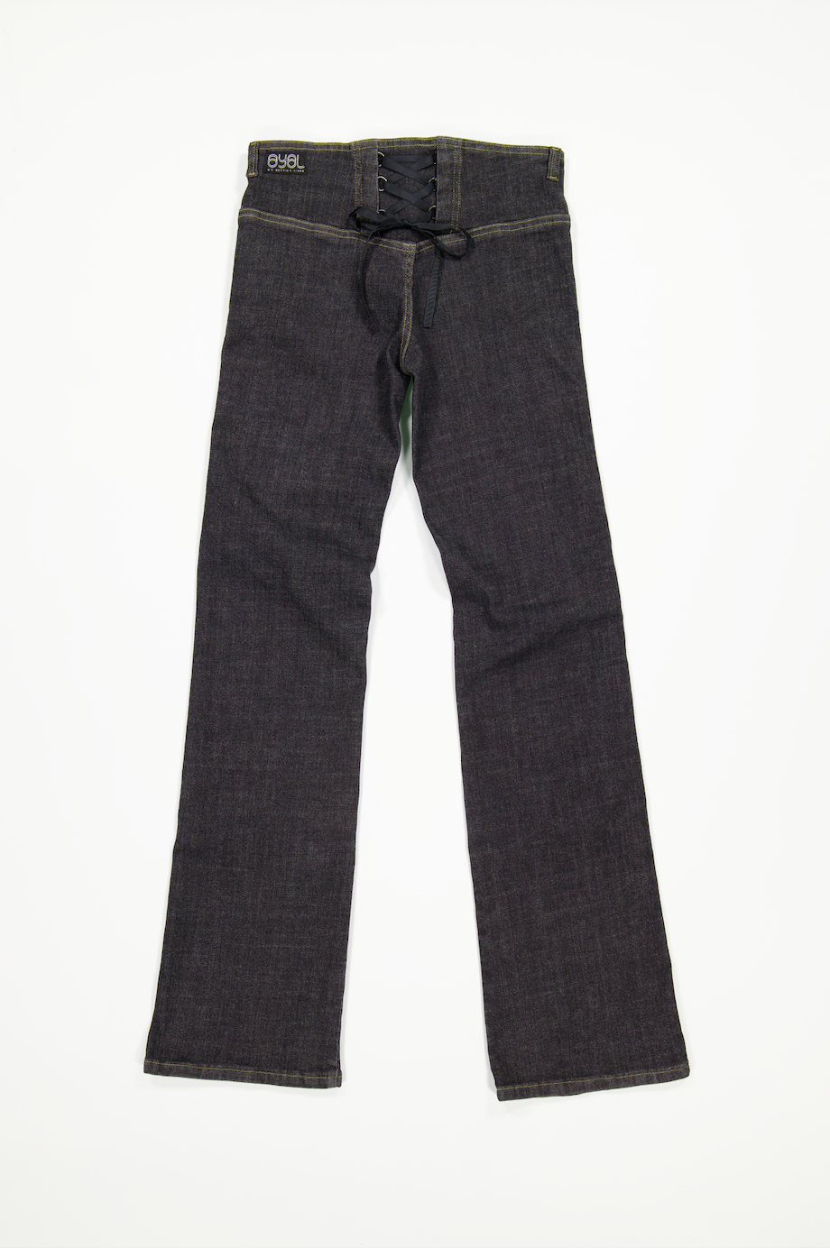 Corset Bootleg Jeans 2002. Low Rise. Black Cloud - BY BETTINA LIANO