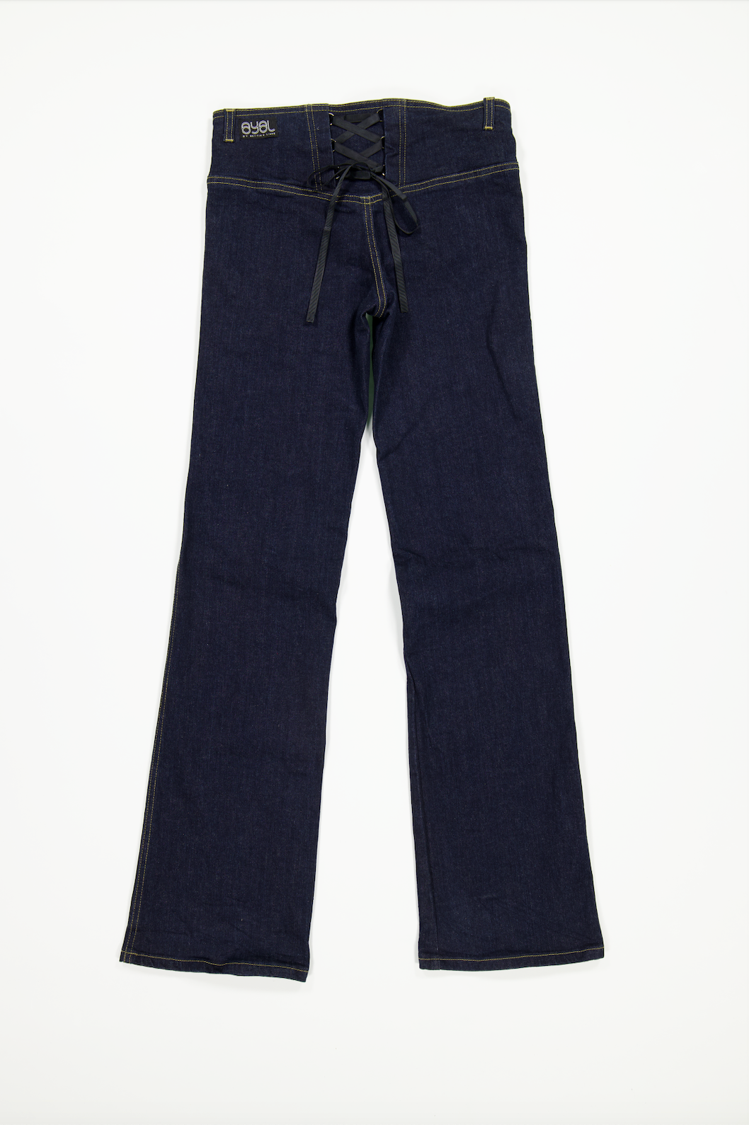 Corset Bootleg Jeans. 2002. Low Rise. Stretch. Deep Indigo - BY BETTINA LIANO