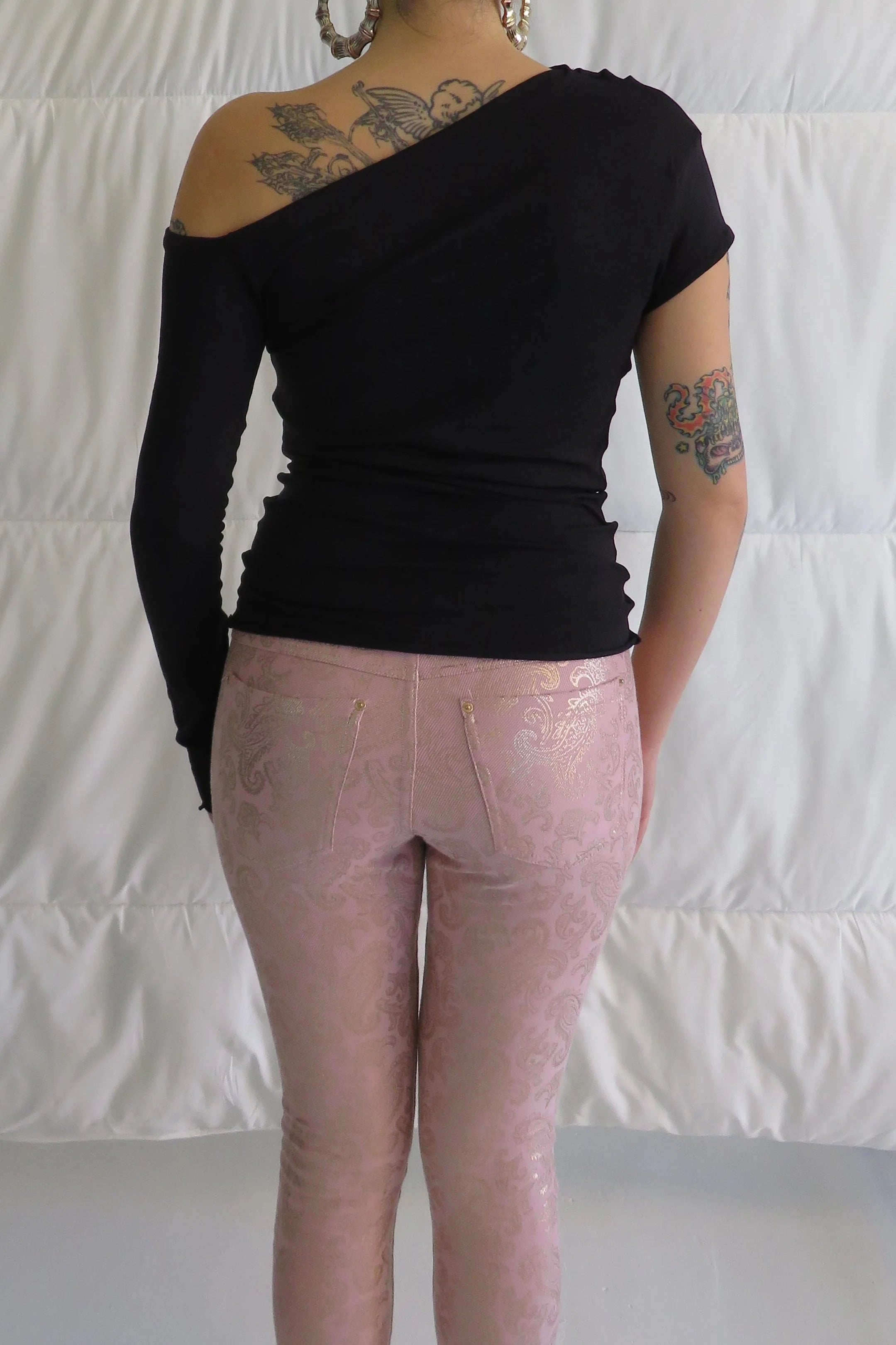 NEW Falling Drape Top / Black - BY BETTINA LIANO