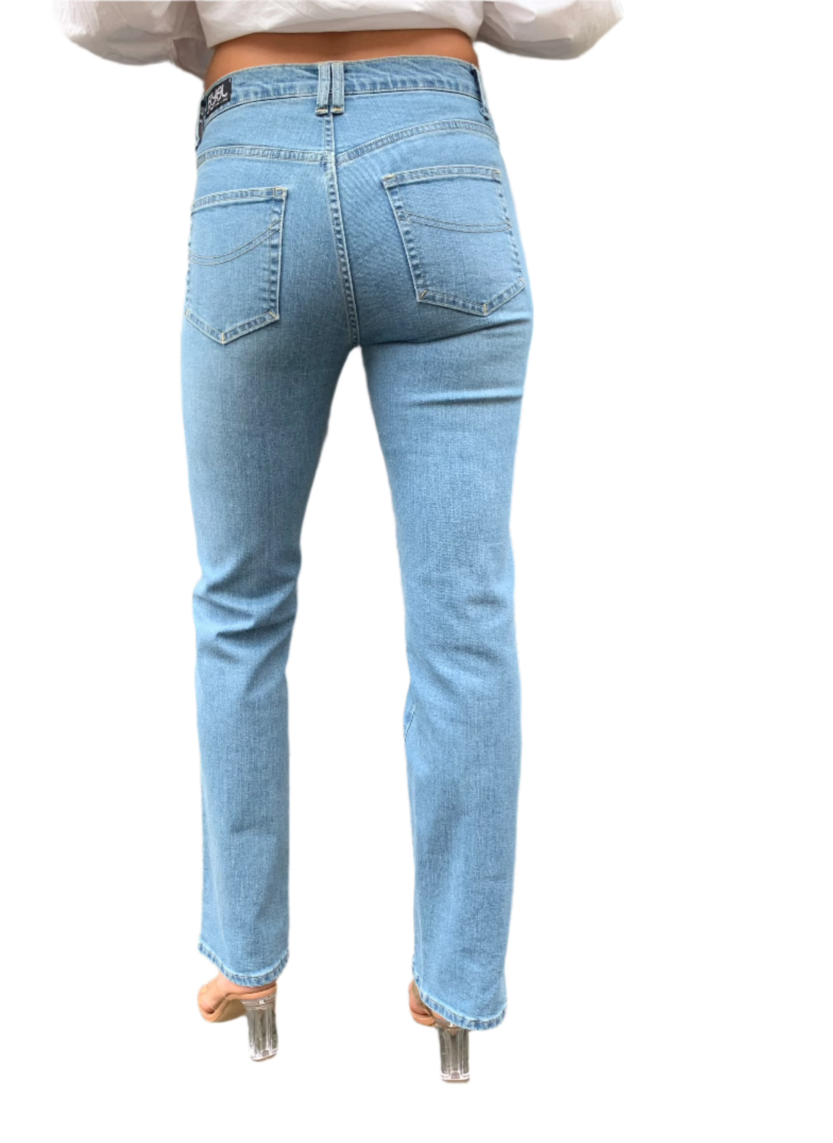 I Am Jane Jean. Mid Rise. Soft Blue - BY BETTINA LIANO