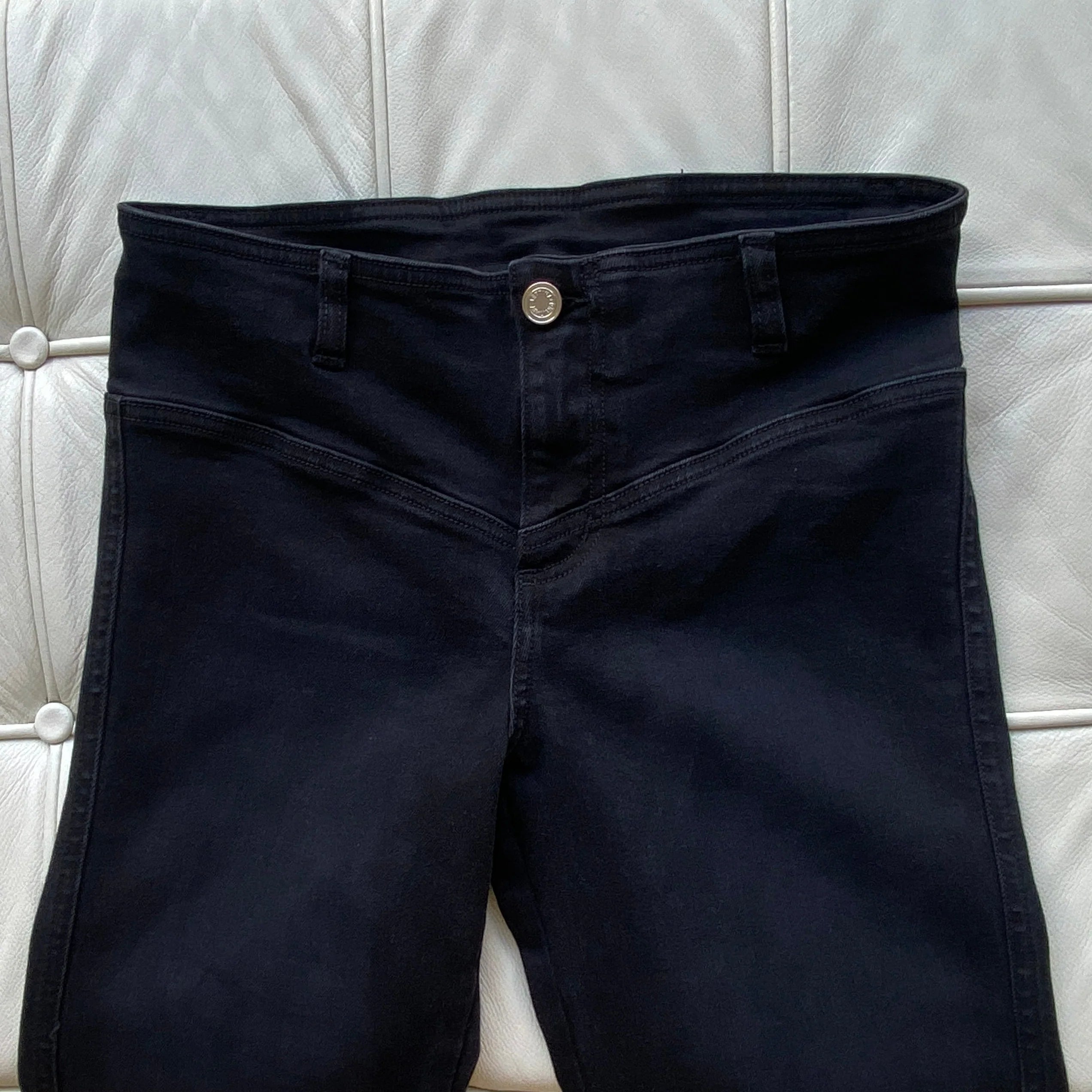 NEW Corset Bootcut Jeans 2002. Low Rise. Stretch. Dusty Black new - BY BETTINA LIANO